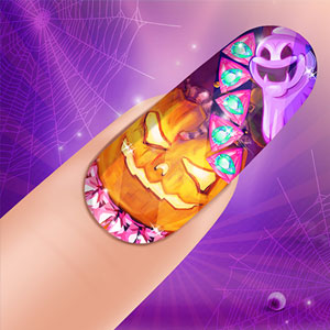Glow Halloween Nails Glow Halloween Nails